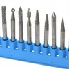 10 Pc Double Cut Burr Set