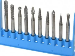 10 Pc Double Cut Burr Set
