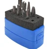 8 Pc Double Cut Burr Set with Cylinder, Cylinder w/Rad End, Oval, Taper, Tree w/Rad End