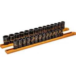 28 Pc. 1/4" & 3/8" Drive Bolt Biter™ Impact Extraction Socket Set