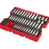 242 Pc. 1/4”, 3/8”, & 1/2” Drive Metric & SAE Ratchet & Socket Set with PACKOUT™ 4-Drawer Tool Box