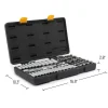 57 Pc. 3/8" Drive 6 Point Standard and Deep SAE & Metric Mechanics Tool Set