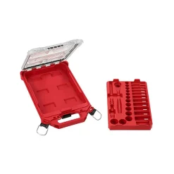 28 Pc. 3/8” Drive SAE Ratchet & Socket Set with PACKOUT™ Low-Profile Compact Organizer