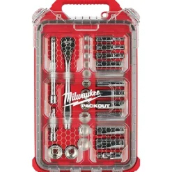 28 Pc. 3/8” Drive SAE Ratchet & Socket Set with PACKOUT™ Low-Profile Compact Organizer