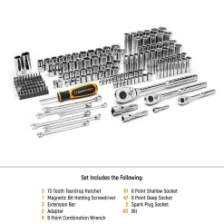 185 Pc, 1/4”, 3/8” & 1/2