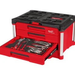 64 Pc. Hand Tool Set with PACKOUT™ 4-Drawer Tool Box