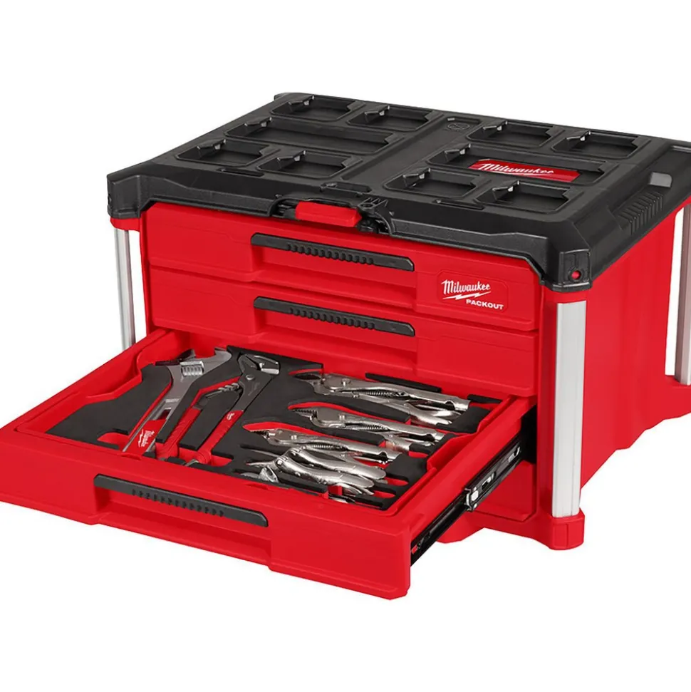 64 Pc. Hand Tool Set with PACKOUT™ 4-Drawer Tool Box