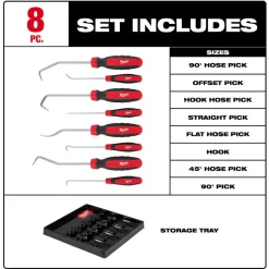 8 Pc. Hook & Pick Set