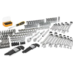 232 Pc, Mechanics Tool Set in 3 Drawer Storage Box
