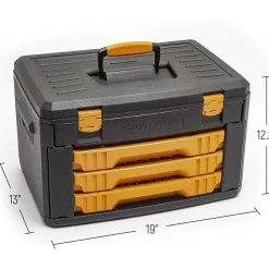 232 Pc, Mechanics Tool Set in 3 Drawer Storage Box