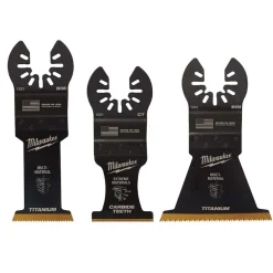 3 Pc. Multi-Material Universal Fit Oscillating Multi-Tool Blade Set