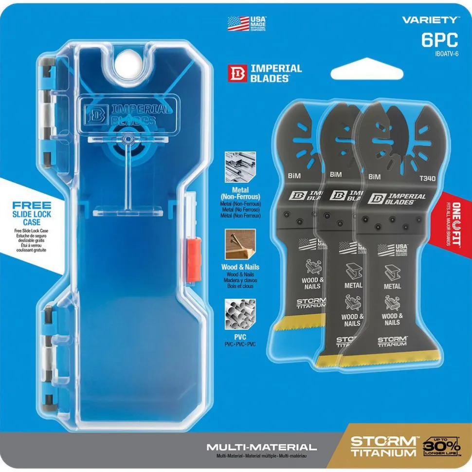 6 Pc. One Fit™ Storm Titanium Metal/Wood Variety Pack
