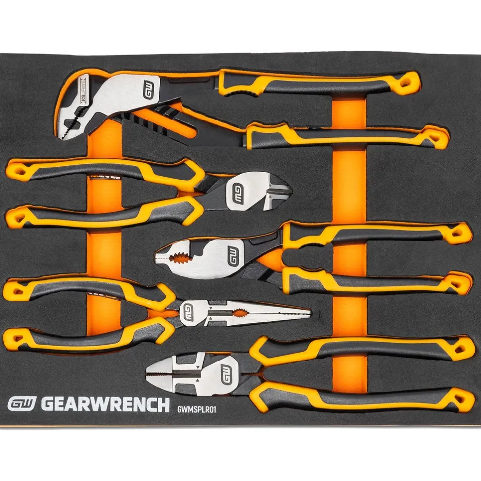 5 Pc. PITBULL Cushion Grip Pliers Set