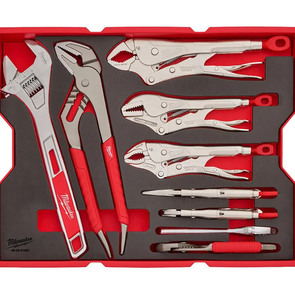 9 Pc Pliers & Wrench Set with Tray for PACKOUT™ Drawers