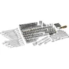 243 Pc, 6-Point, Mechanics Tool Set in 3 Drawer Storage Box