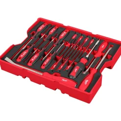 17 Pc. Screwdriver & Pry Bar Set with Tray for PACKOUT™ Drawers