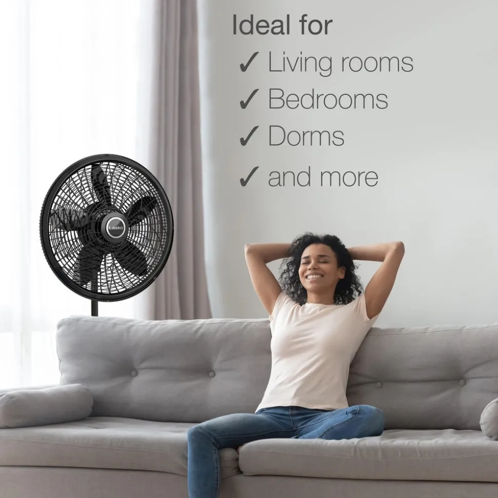 Pedestal Fans: Number of Speeds: 3; Amperage: 1.1, 0.5
