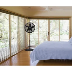 Pedestal Fans: Number of Speeds: 3; Amperage: 1.1, 0.5