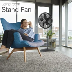 Pedestal Fans: Number of Speeds: 3; Amperage: 1.1, 0.5