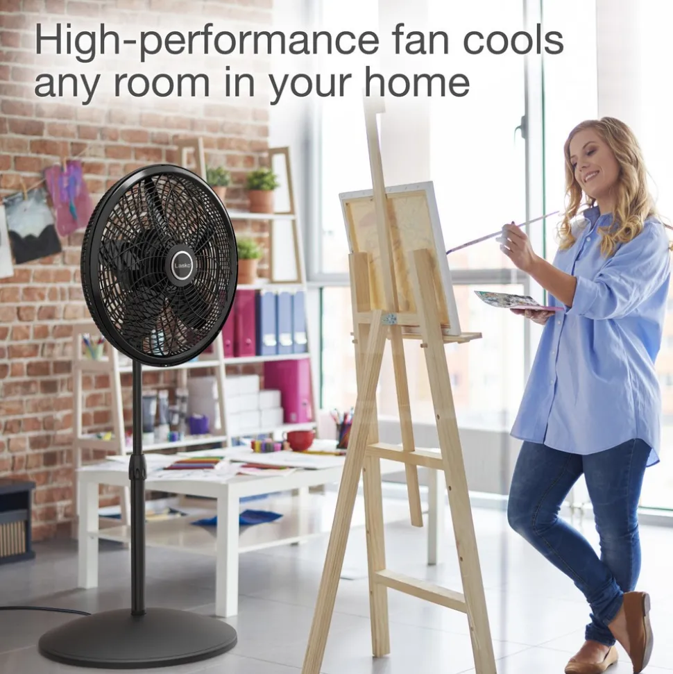 Pedestal Fans: Number of Speeds: 3; Amperage: 1.1, 0.5
