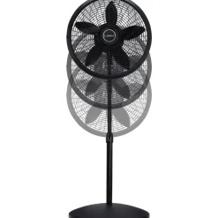 Pedestal Fans: Number of Speeds: 3; Amperage: 1.1, 0.5