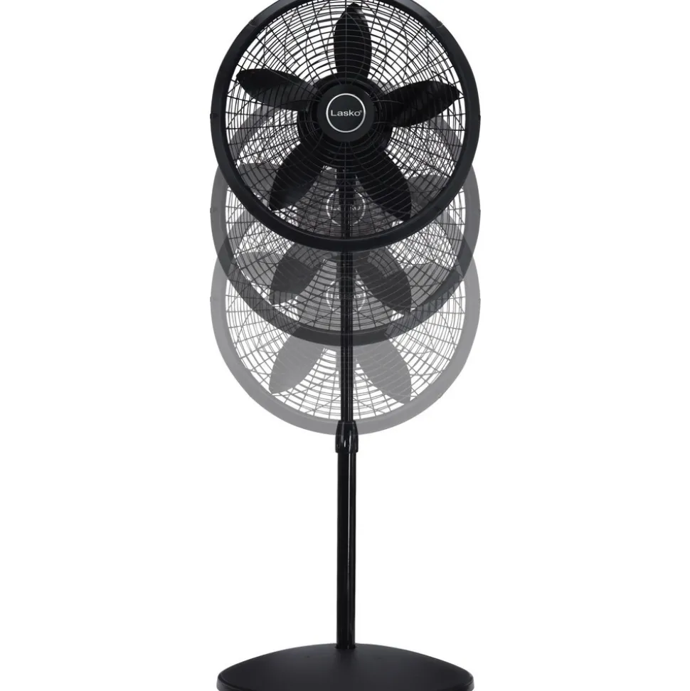 Pedestal Fans: Number of Speeds: 3; Amperage: 1.1, 0.5