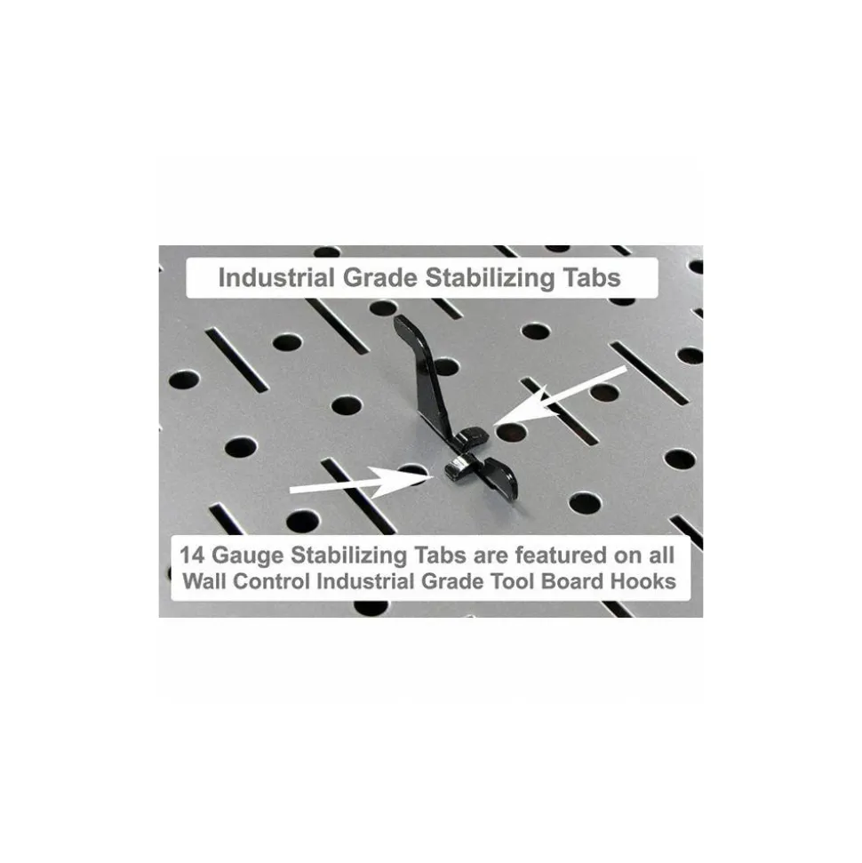 Pegboard Hook Sets: Set Type: Hooks; For Use With: Any Wall Control Broad & Industrial Pegboard