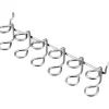 Pegboard Hooks: Hook Type: Multiple Tool Holder; Mount Type: Pegboard; Material: Metal