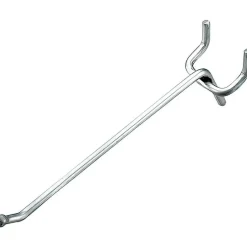 Pegboard Hooks: Hook Type: Single Hook; Mount Type: Pegboard; Material: Metal