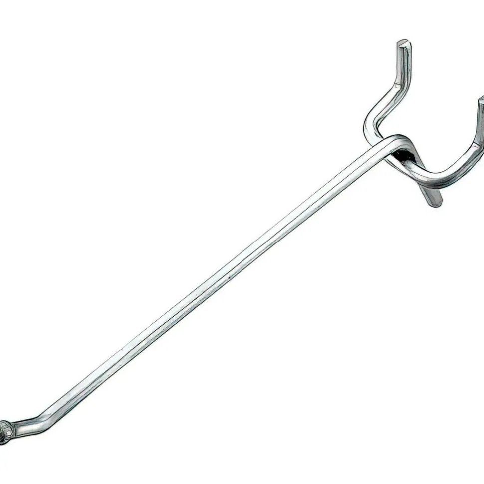 Pegboard Hooks: Hook Type: Single Hook; Mount Type: Pegboard; Material: Metal