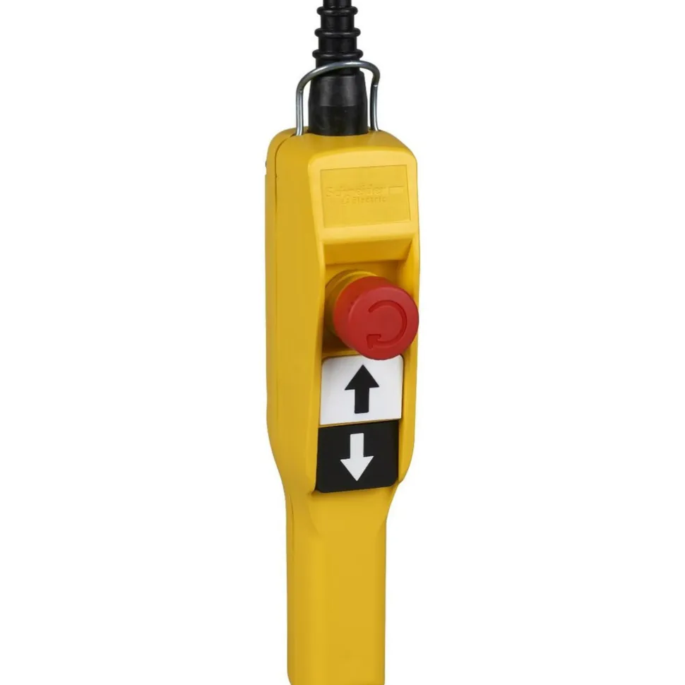 Pendant Control Station: Momentary, 2NO/1NC, Up, Down & Emergency Stop