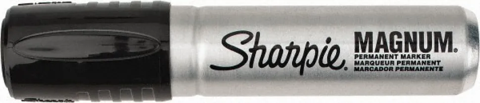 Permanent Marker: Black, AP Non-Toxic, Chisel Tip