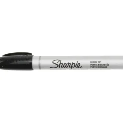 Permanent Marker: Black, AP Non-Toxic, Chisel Tip