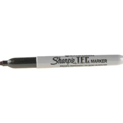 Permanent Marker: Black, TEC Certified, Fine Tip