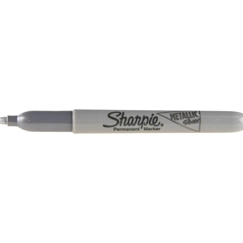 Permanent Marker: Metallic Silver, AP Non-Toxic, Fine Tip
