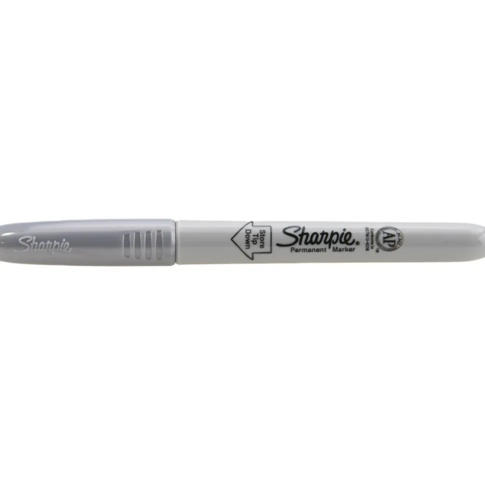 Permanent Marker: Metallic Silver, AP Non-Toxic, Fine Tip