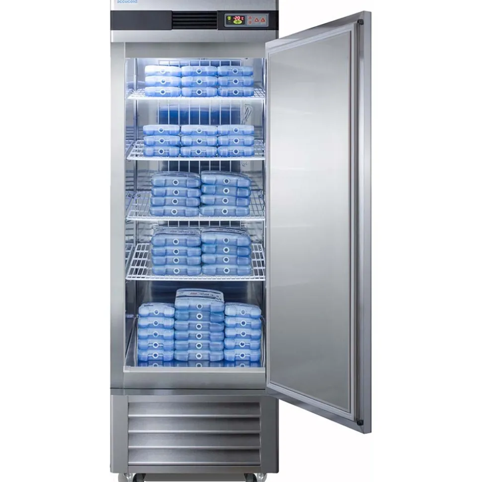 Pharmacy Medical-Laboratory Refrigerator: 23 cu ft Capacity, -25 to -15 ° C, 27-1/2" OAW, 31" OAD, 83-3/4" OAH