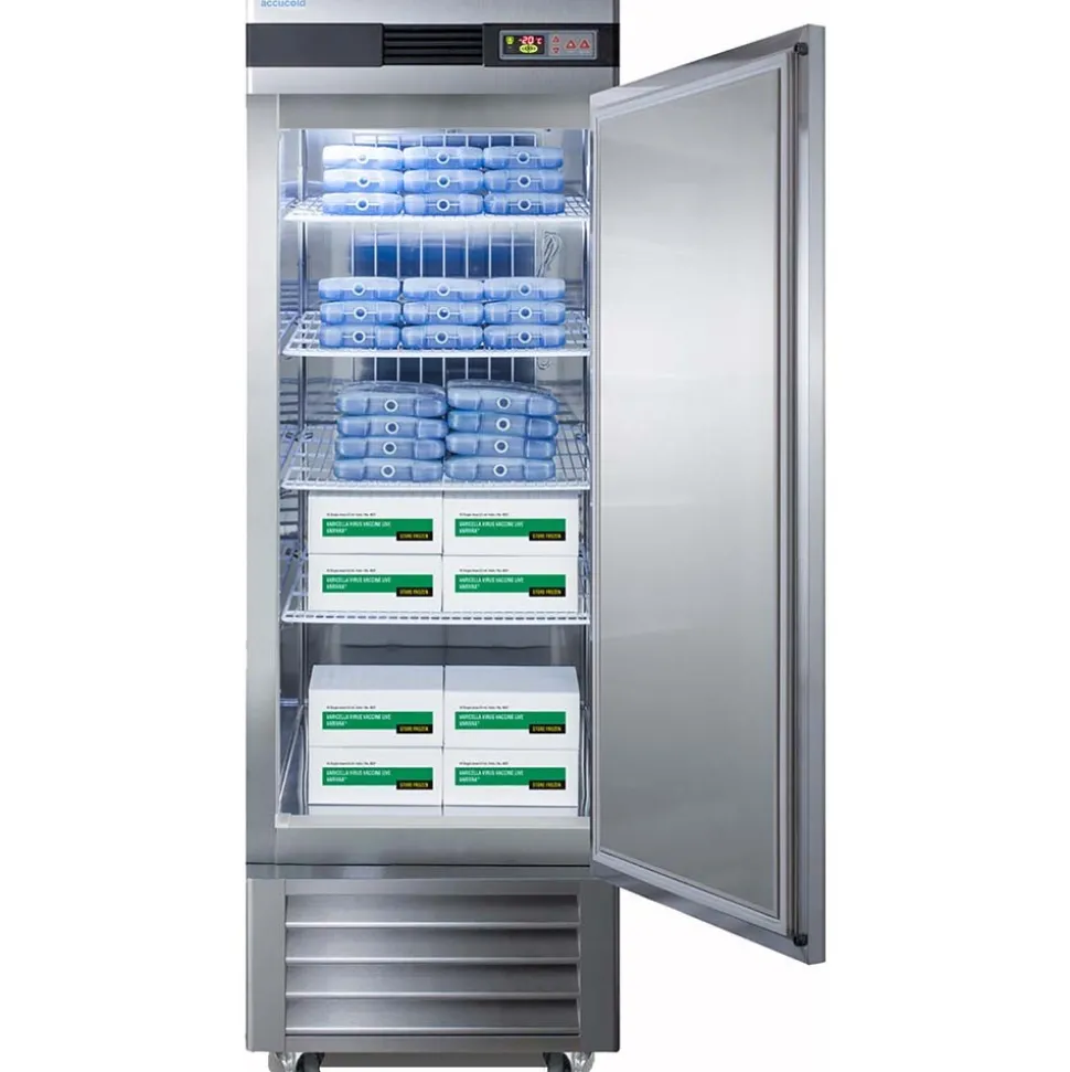 Pharmacy Medical-Laboratory Refrigerator: 23 cu ft Capacity, -25 to -15 ° C, 27-1/2" OAW, 31" OAD, 83-3/4" OAH