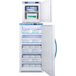 Pharmacy, Medical-Laboratory Combination Refrigerator/Freezer: 9 cu ft Capacity, -20 to 8 ° C, 23-3/8