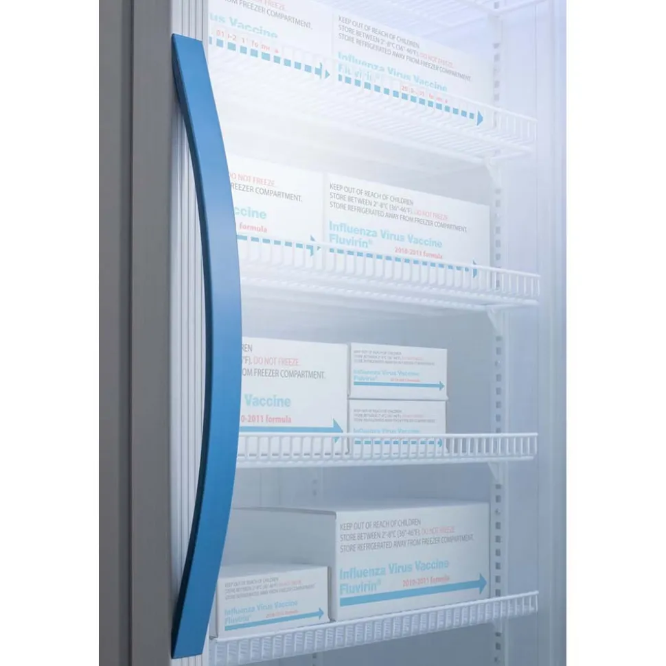 Pharmacy Medical-Laboratory Refrigerator: 8 cu ft Capacity, 2 to 8 ° C, 23-3/8" OAW, 24-3/8" OAD, 50" OAH