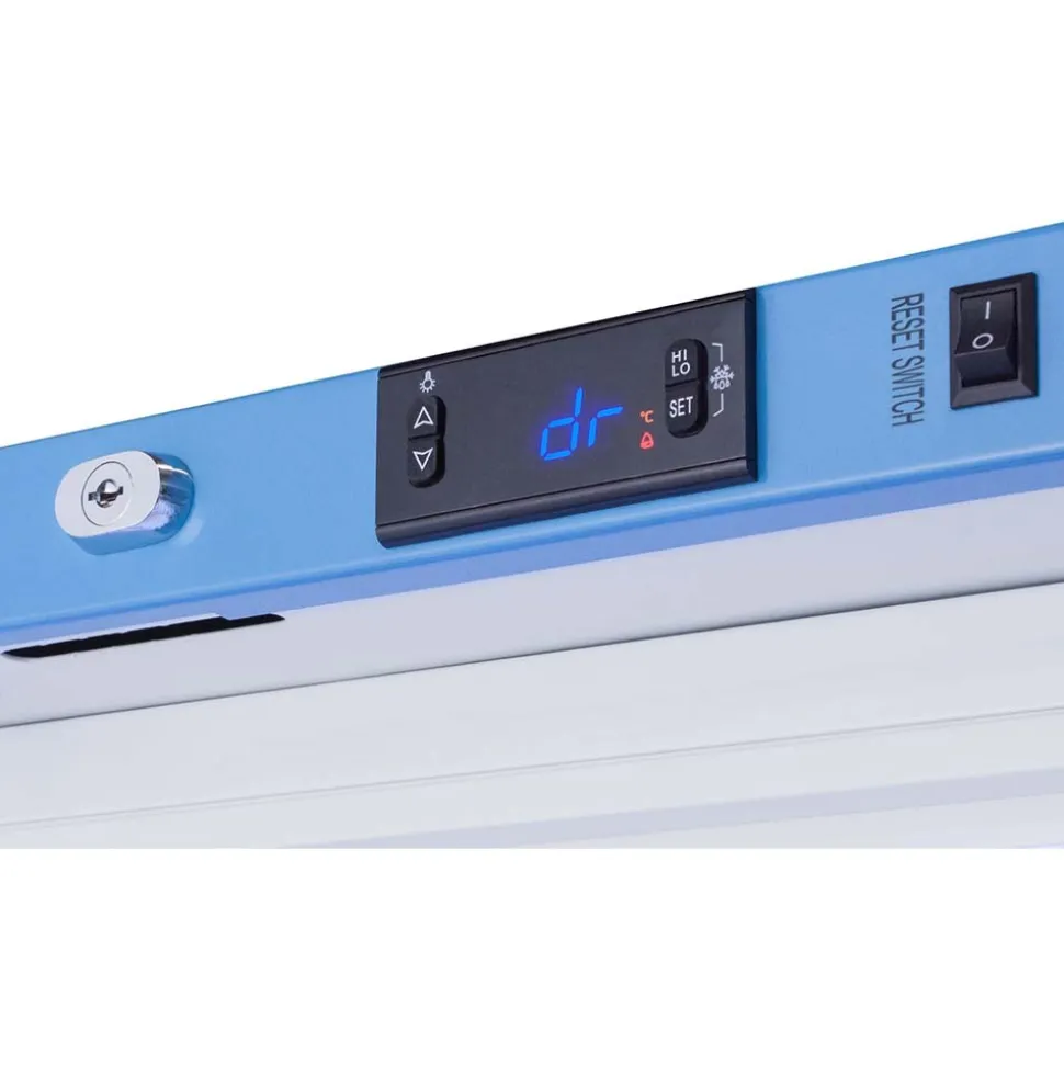 Pharmacy Medical-Laboratory Refrigerator: 1 cu ft Capacity, 2 to 8 ° C, 17-1/2" OAW, 19-3/4" OAD, 21-3/4" OAH