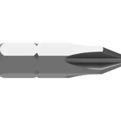 Phillips Screwdriver Insert Bit: #2 Point, 1/4