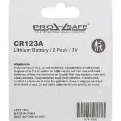 Photo Battery: Size CR123A, Lithium