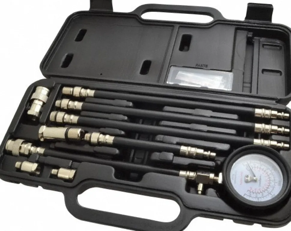 11 Piece Dial Engine Compression Test Kit
