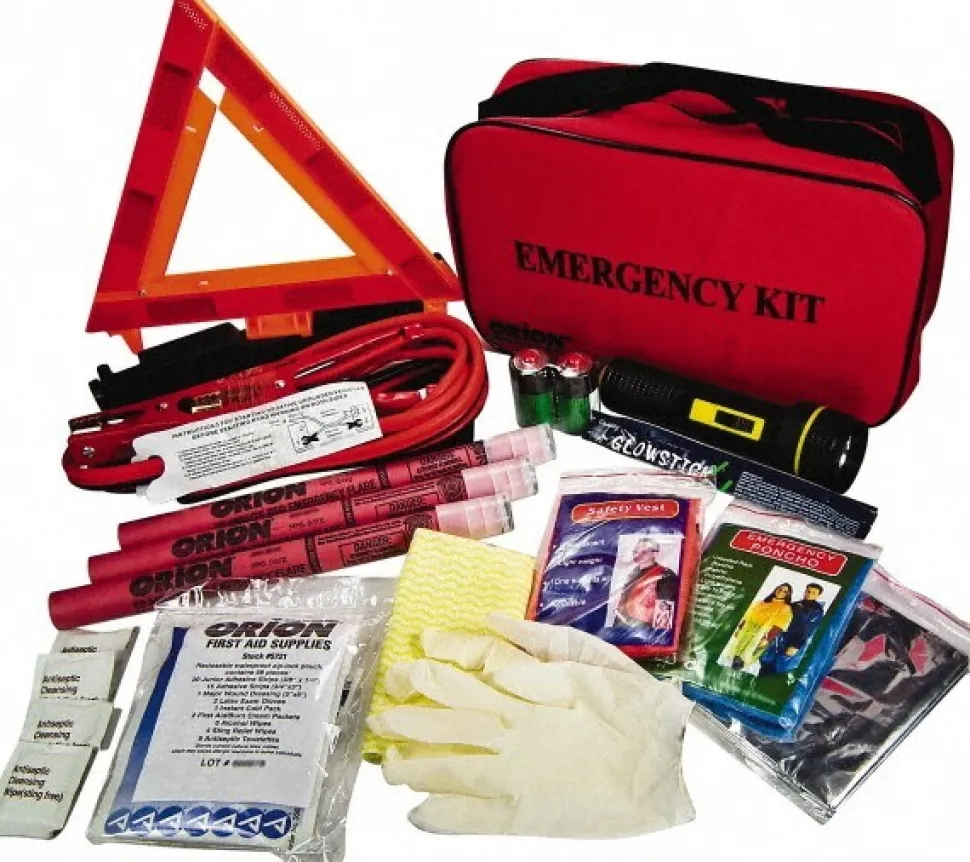79 Piece, Emergency Roadside Safety Kit
