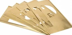 33 Piece, 8 Inch Character Size, Brass Stencil
