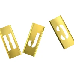33 Piece, 2 Inch Character Size, Brass Stencil