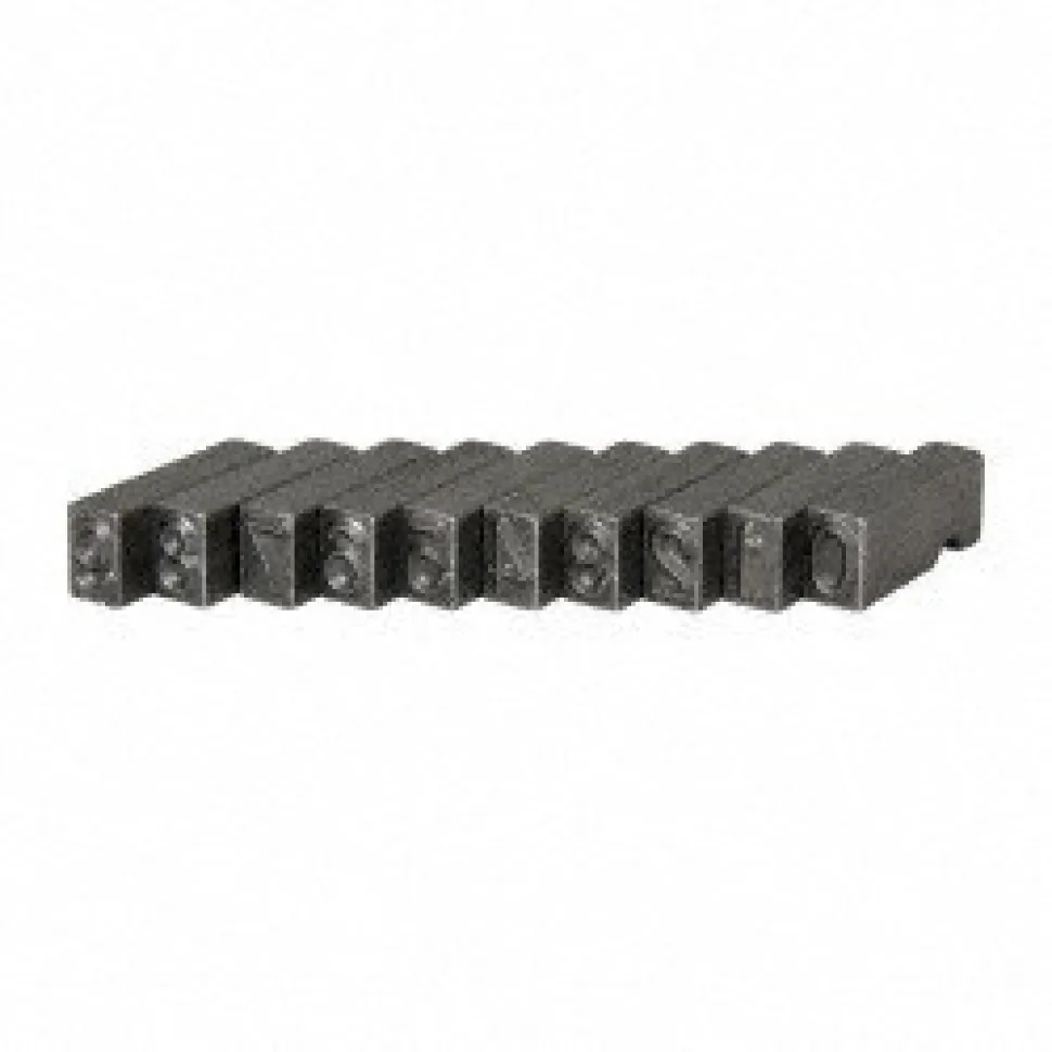 10 Piece, 1/4 Inch Character, Steel Type Set