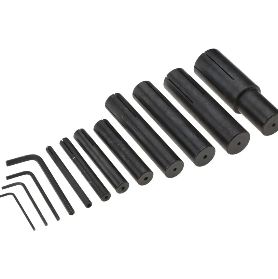 8 Piece 1/8" Increment Expanding Lathe Arbor Set