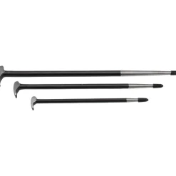 3 Piece Rolling Head Pry Bar Set